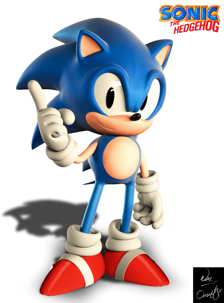 Sonic attack. Classic Sonic 3d. Классик Соник 3д модель. Sonic Classic модель. Classic Sonic 3d model.