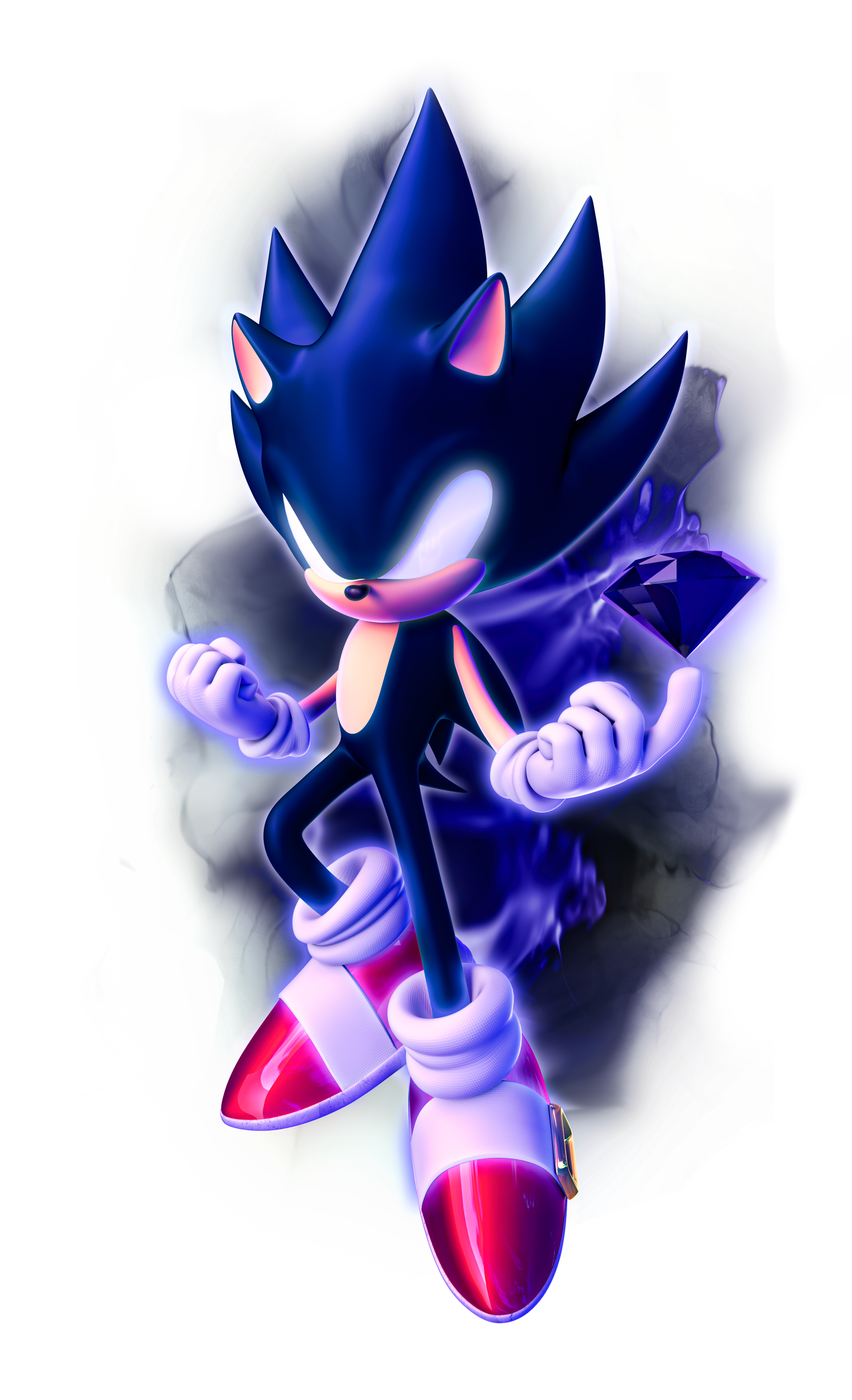 Dark Super Sonic by Fentonxd on DeviantArt