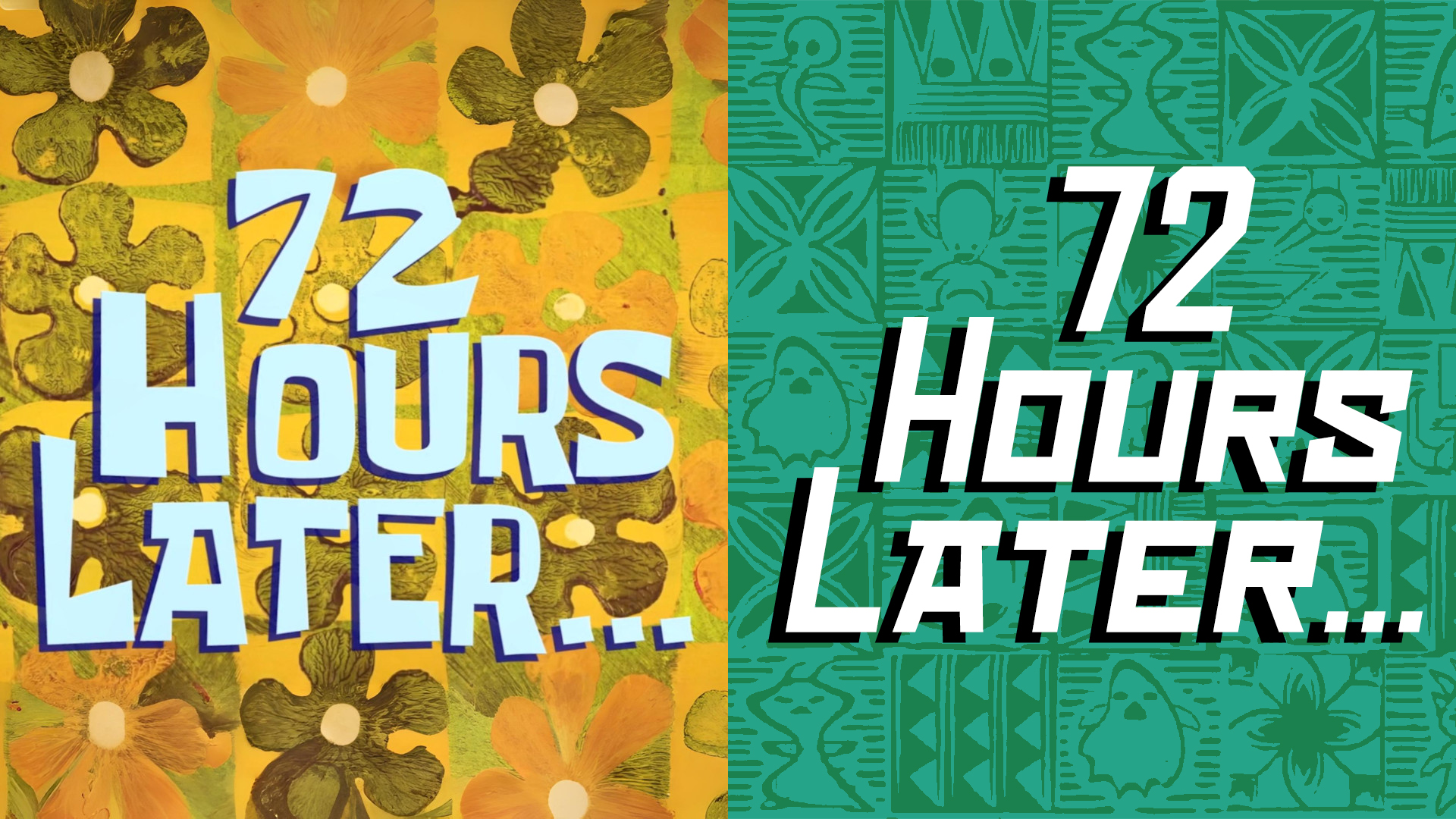Two Hours Later Spongebob Time Cards