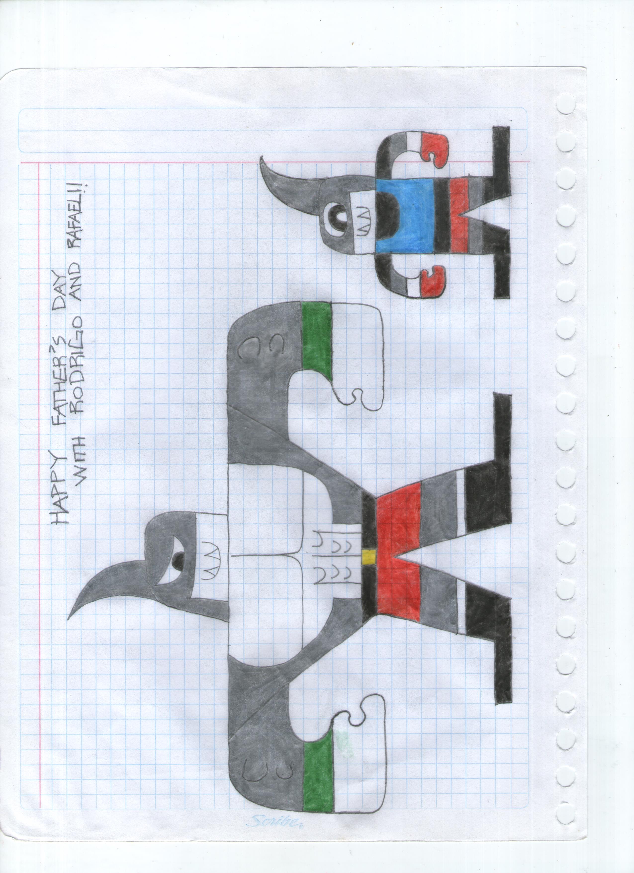 A Father's Day Card With Rodrigo and Rafael