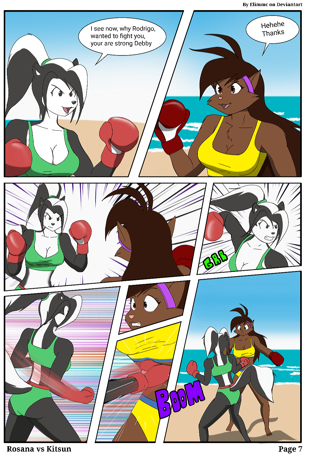 Rosana vs Kitsun by Elimmc page 7