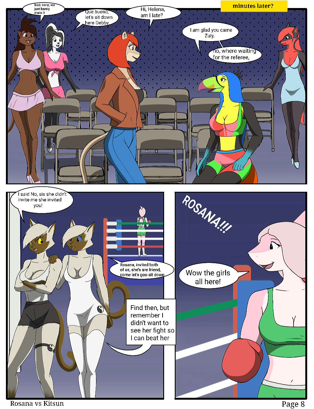 Rosana vs Kitsun by Elimmc page 8