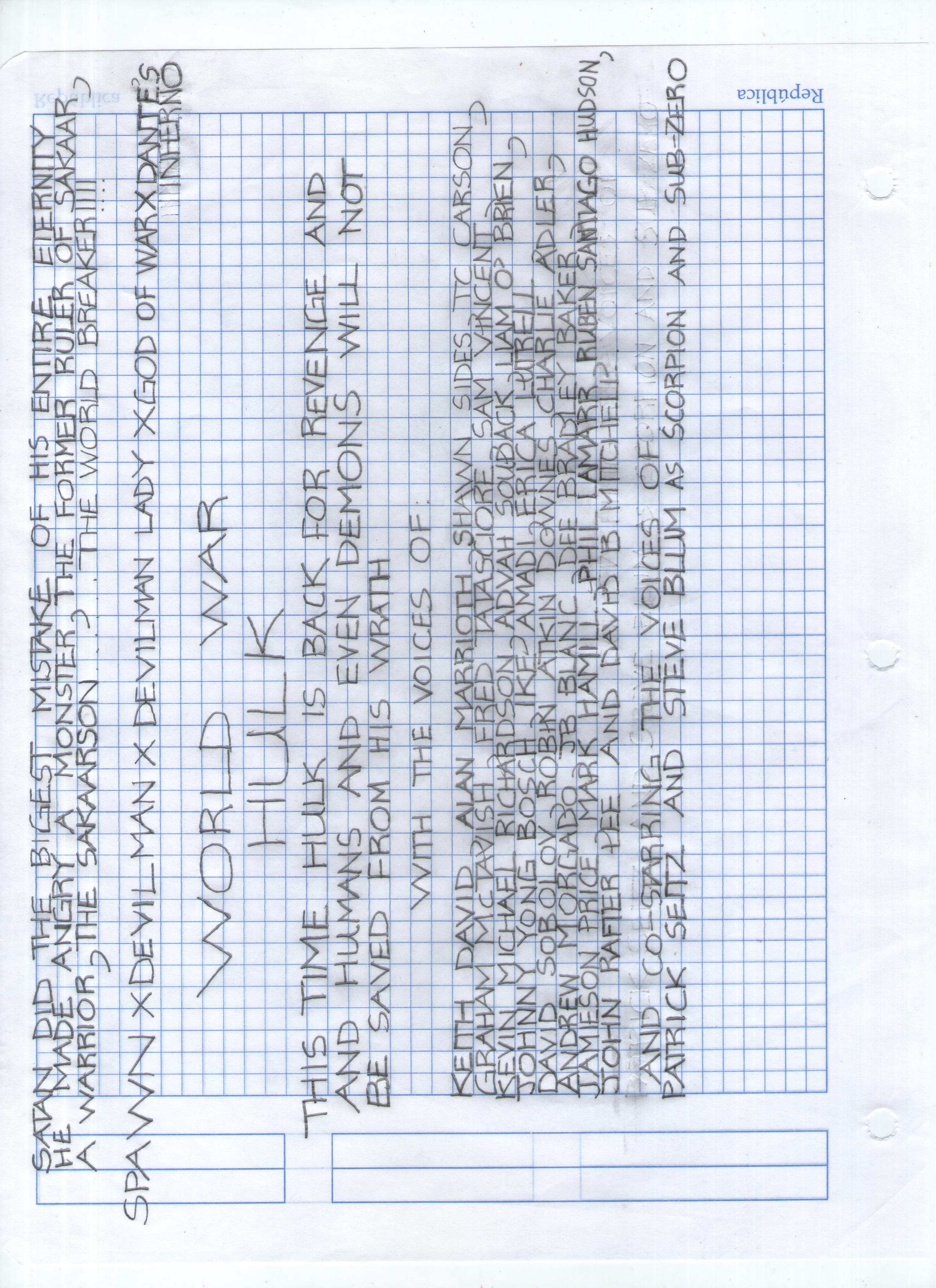 A Poster of A Fictional Animated OVA Saga