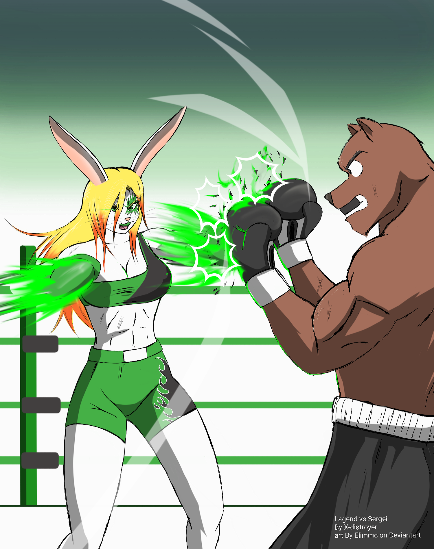Sergei vs Green Legend by Elimmc
