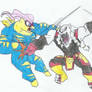 Mighty Mouse and Saddle Rager vs Battle Beast!!!!