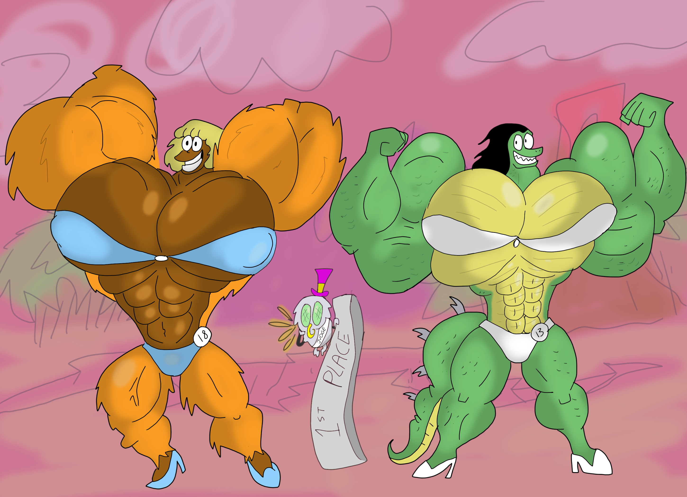 Fun In A FBB Kaiju Contest
