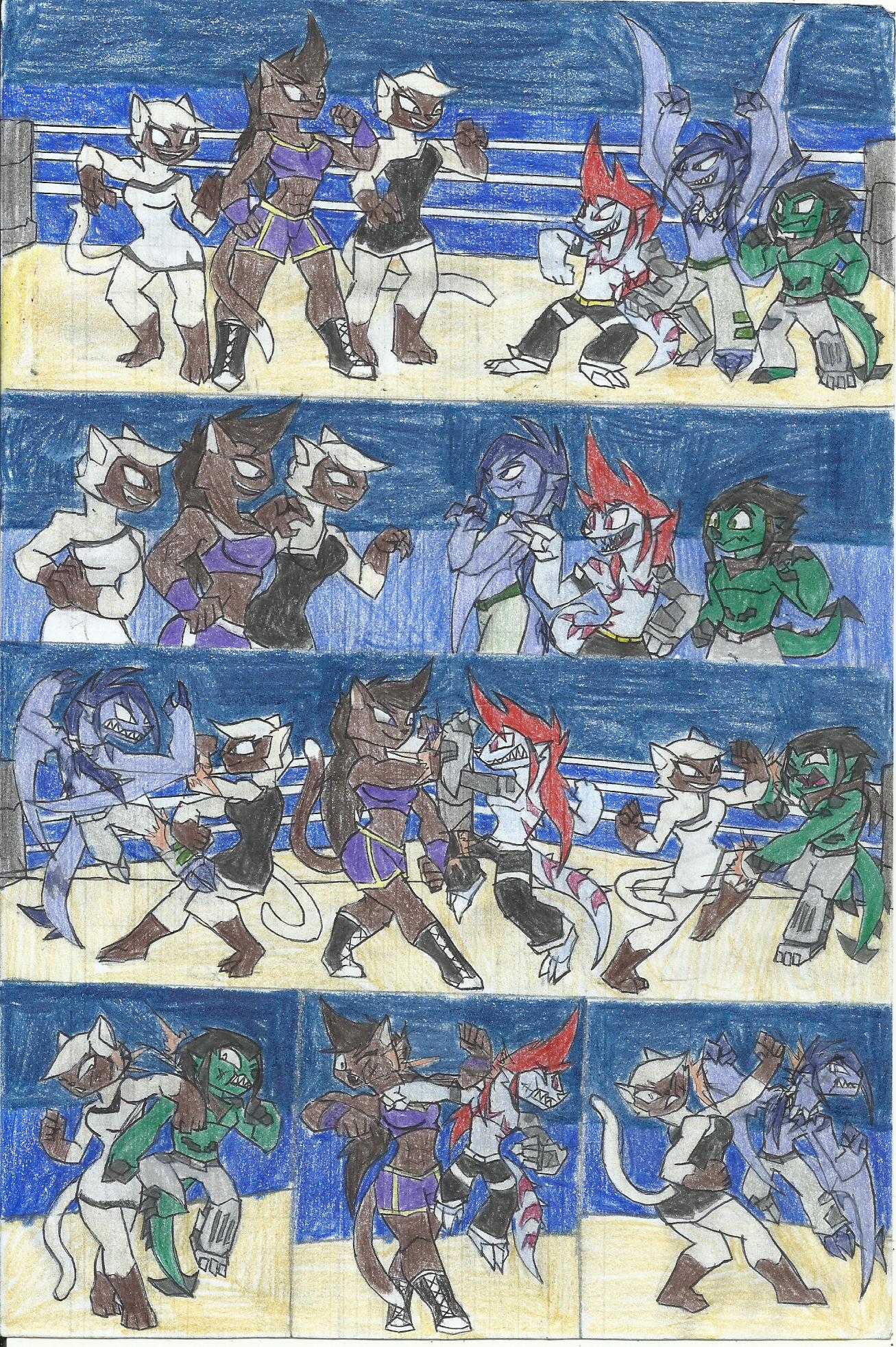 The Dragon Brothers vs Deborah, Yin and Yang
