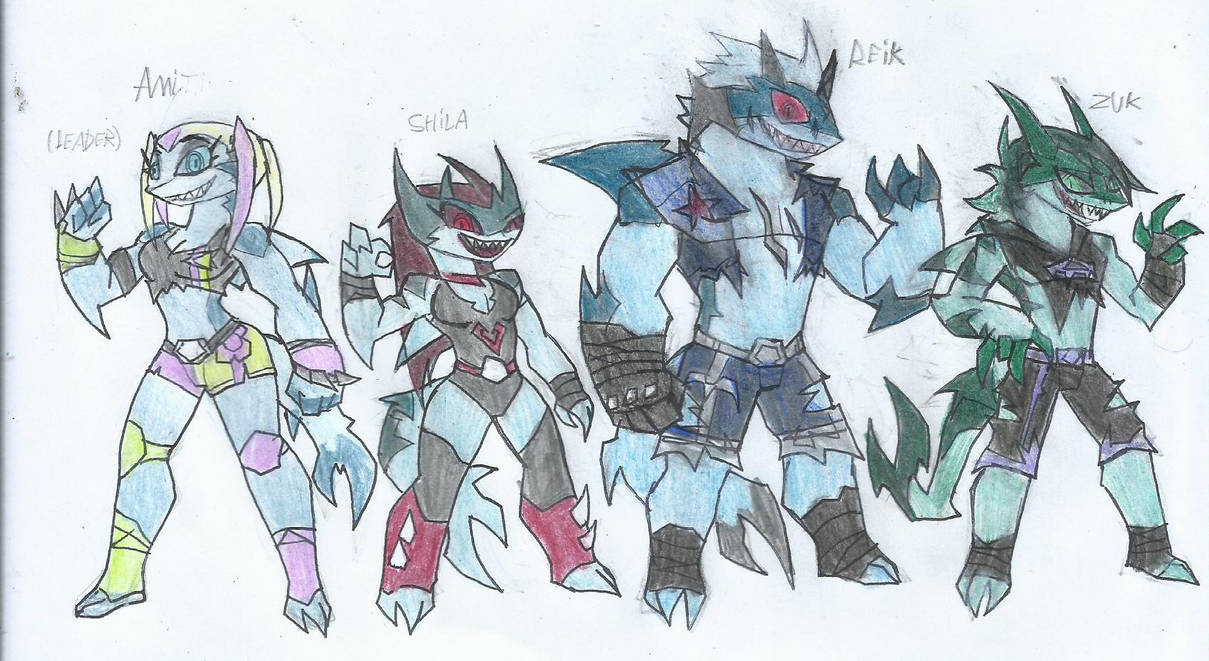 Radical Deviantart Radical Shark Demons Redesign by X-distroyer on DeviantArt