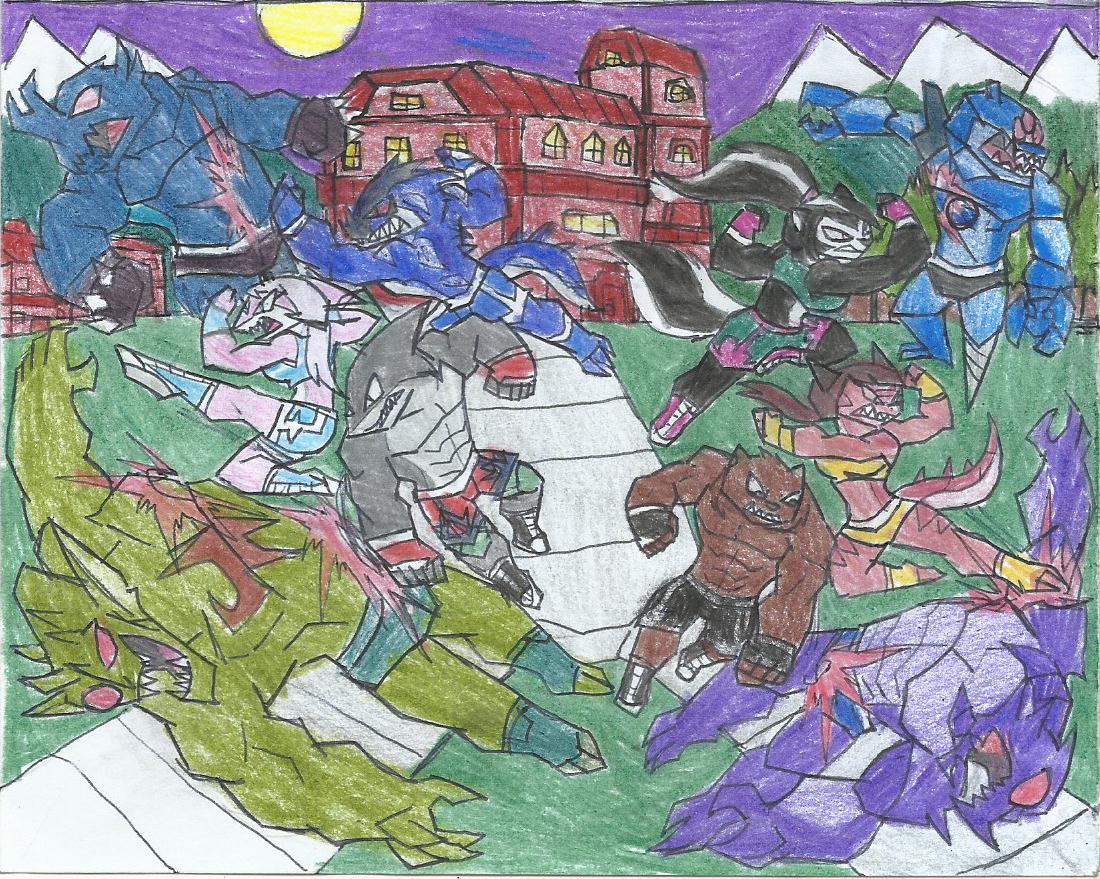 Combate Demons Titans