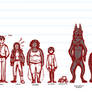 Wolf Country: I Accidentally Drew A Height Chart