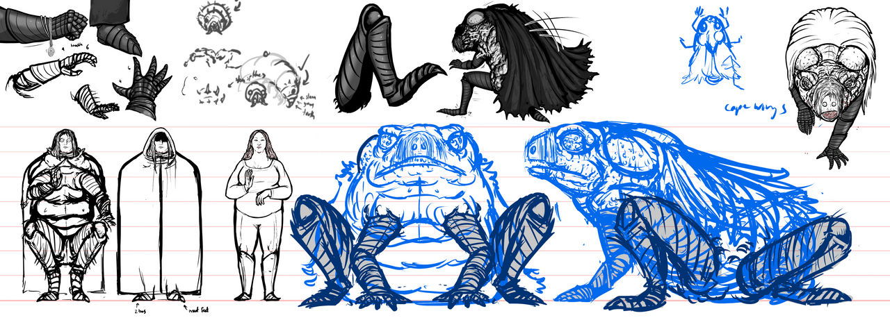 Monster Reference Monster Knight - Ch2 Monster Reference Sheet by Pandadrake on DeviantArt