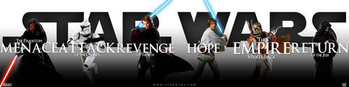 Star Wars saga - banner by AndrewSS7