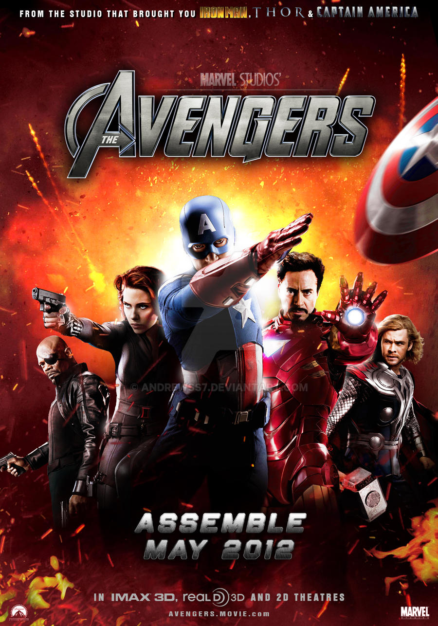 The Avengers Movie Poster By Andrewss7 On Deviantart