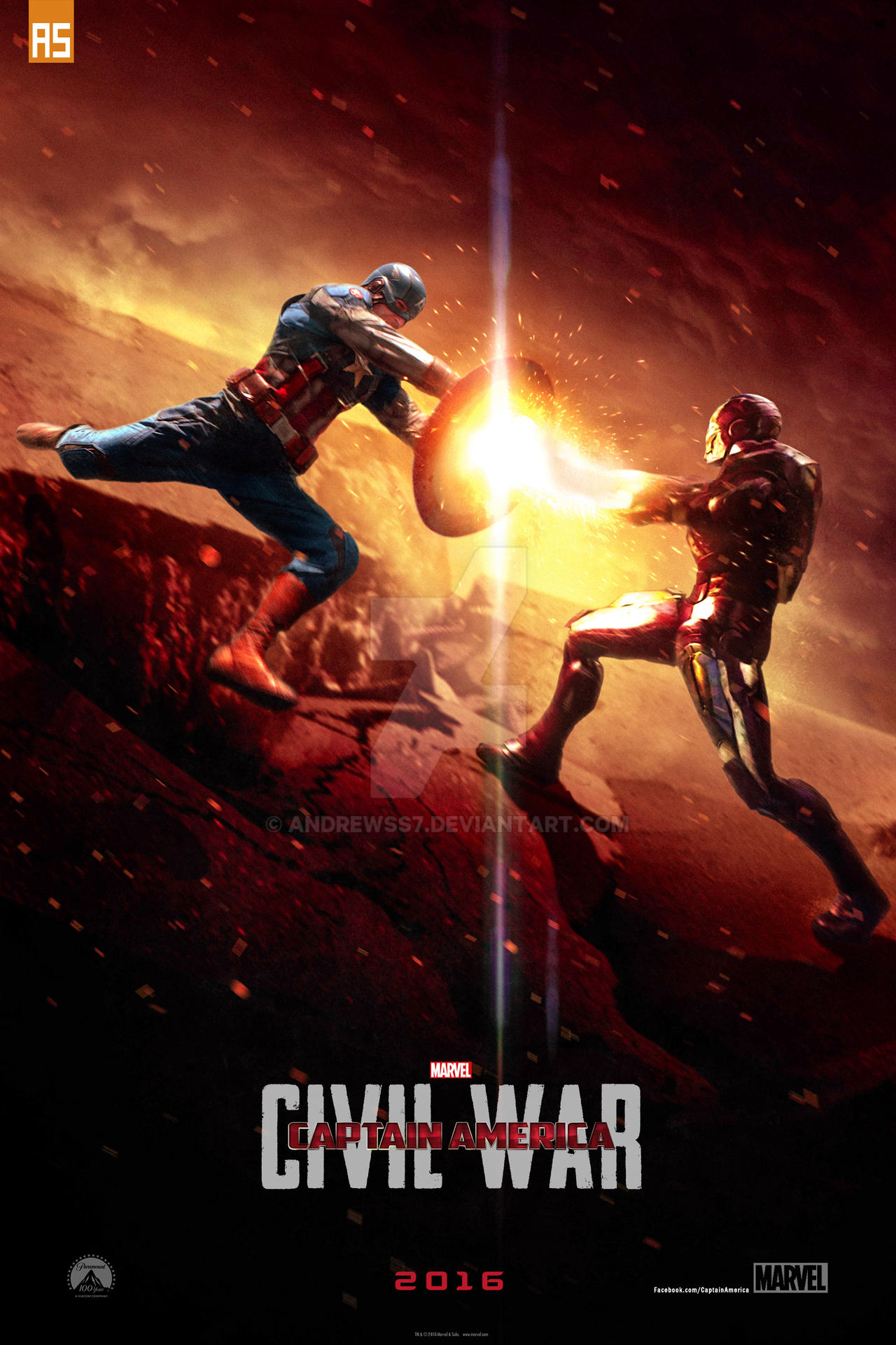''Captain America: Civil War'' teaser poster