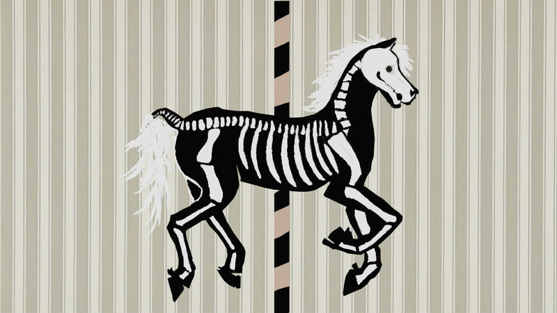 Skeleton Carousel Horse by PeculiarDolls on DeviantArt