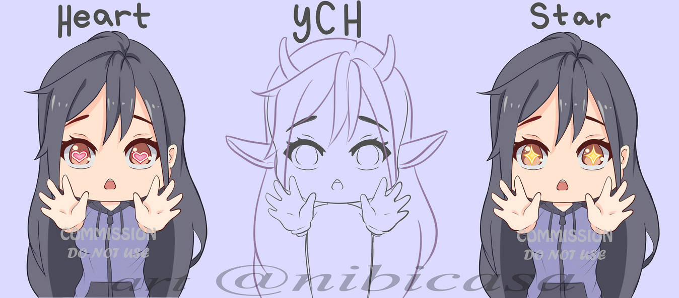 [CLOSED] YCH CHIBI Give Me [SET PRICE]