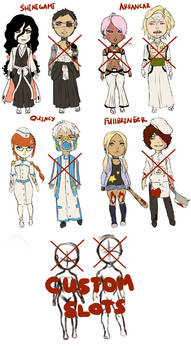 BLEACH MIXED Adoptables batch 1 + 2 custom spots