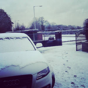 Snowy cars