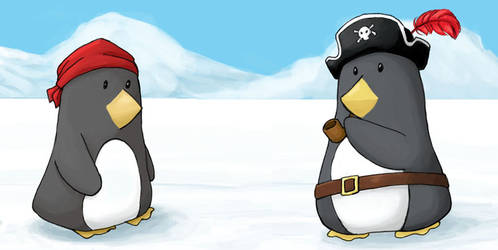 Pirate Penguins chillin'