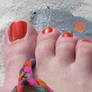 Rica's Orange Toes 5