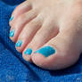 Rica's Sandy Toes in Light Blue 9