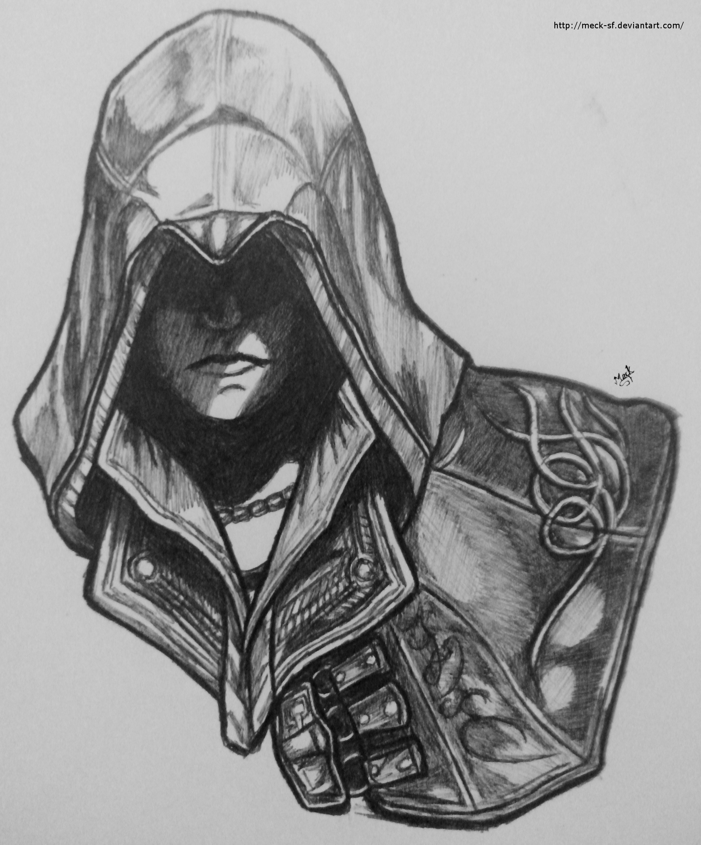 Assass's Creed ll Ezio Drawing in progress