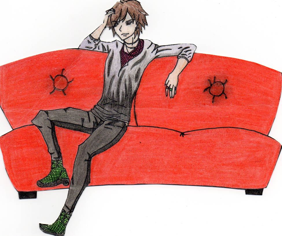The Big Red Couch by supermonkey9006 on DeviantArt