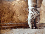 En Pointe - Oil on canvas 16x20 by rtistj
