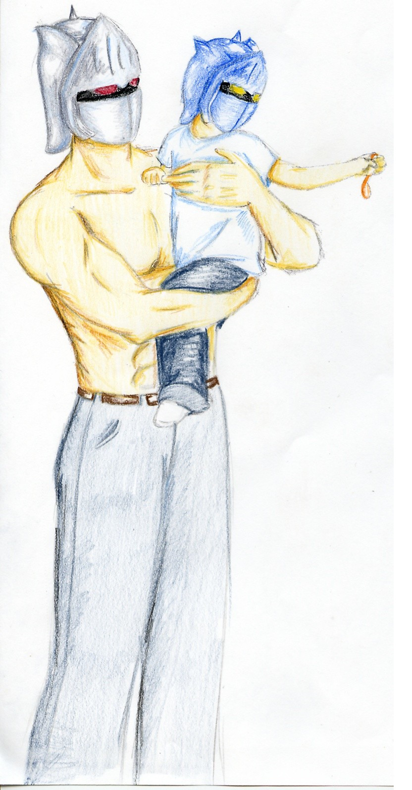 Robin Mask and Baby Kevin by Nemhaine42 on DeviantArt