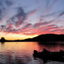 Sunset at Leesville Lake