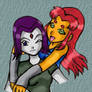 Raven and Starfire