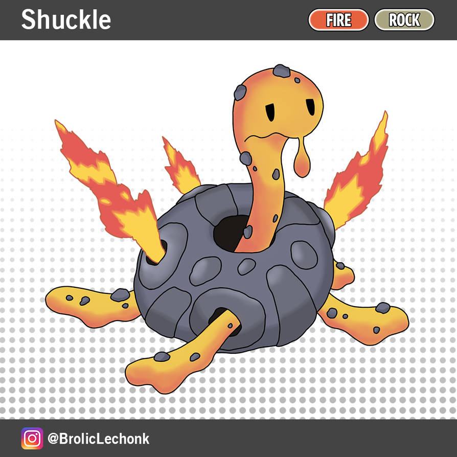 Shuckle Inspiration Shuckle by Brolicswine on DeviantArt