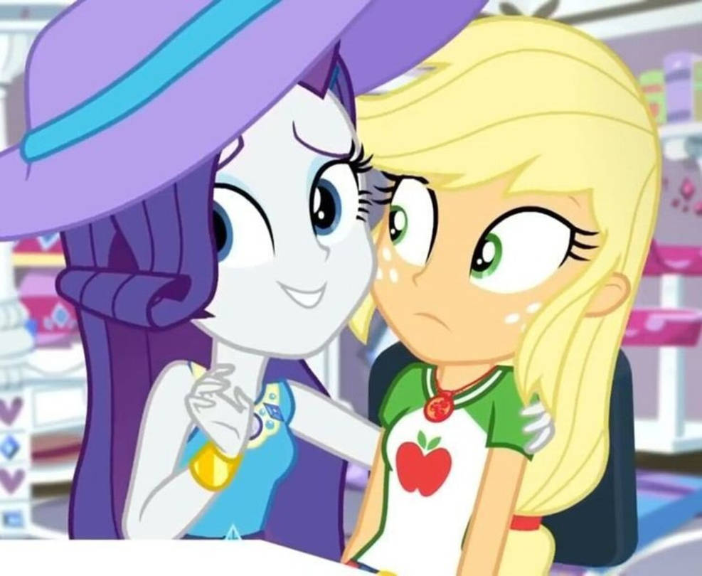 Applejack-Rarity You're Scaring Me! by BenjiRivera1991 on DeviantArt