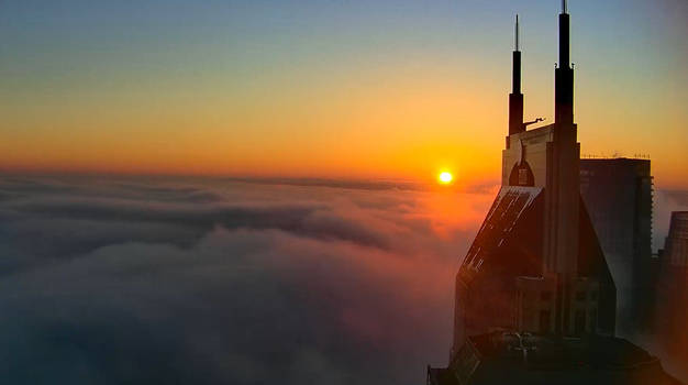 Morning Fog In Nashville Sky 1-24-2023