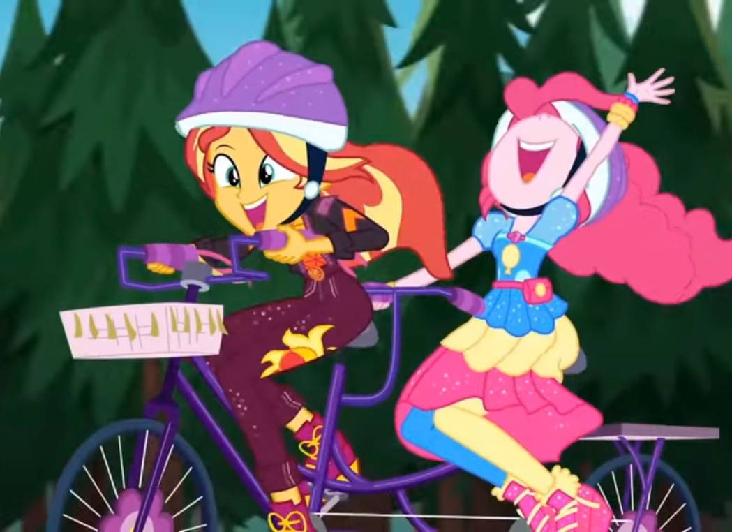 Pinki Rider Pinkie Pie-Cycling Is Fun! by BenjiRivera1991 on DeviantArt