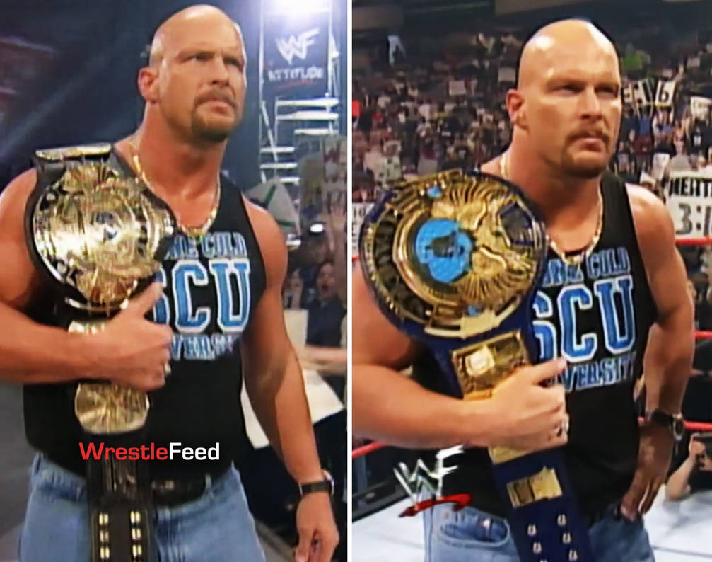 Stone Cold's WWF Championship Belt Swap In 1998 by BenjiRivera1991 on ...