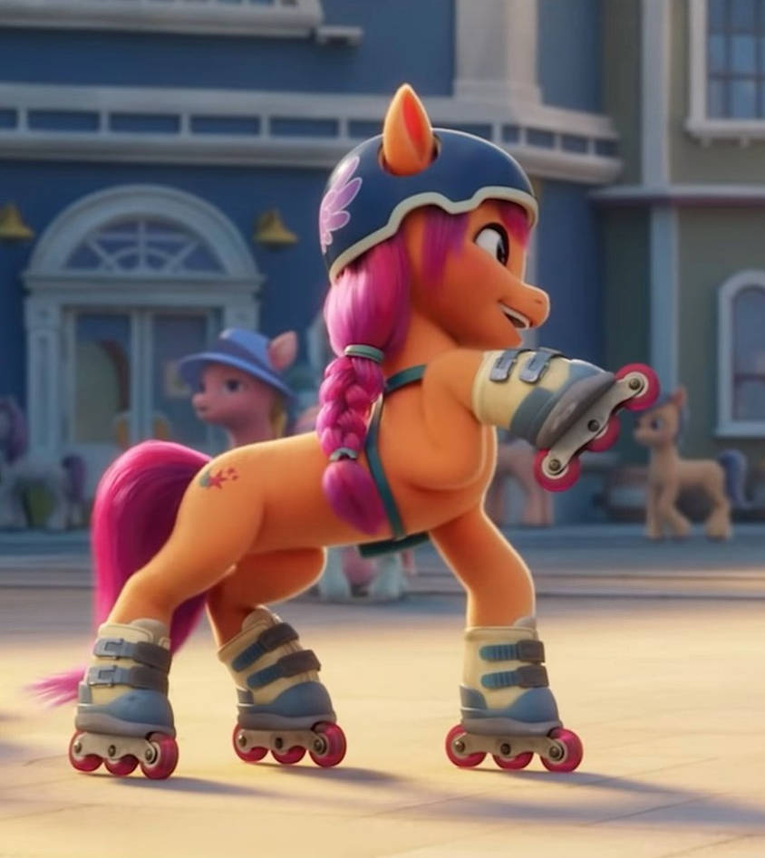 My Little Pony: A New Generation Sunny Starscout en rollers - My Little Pony