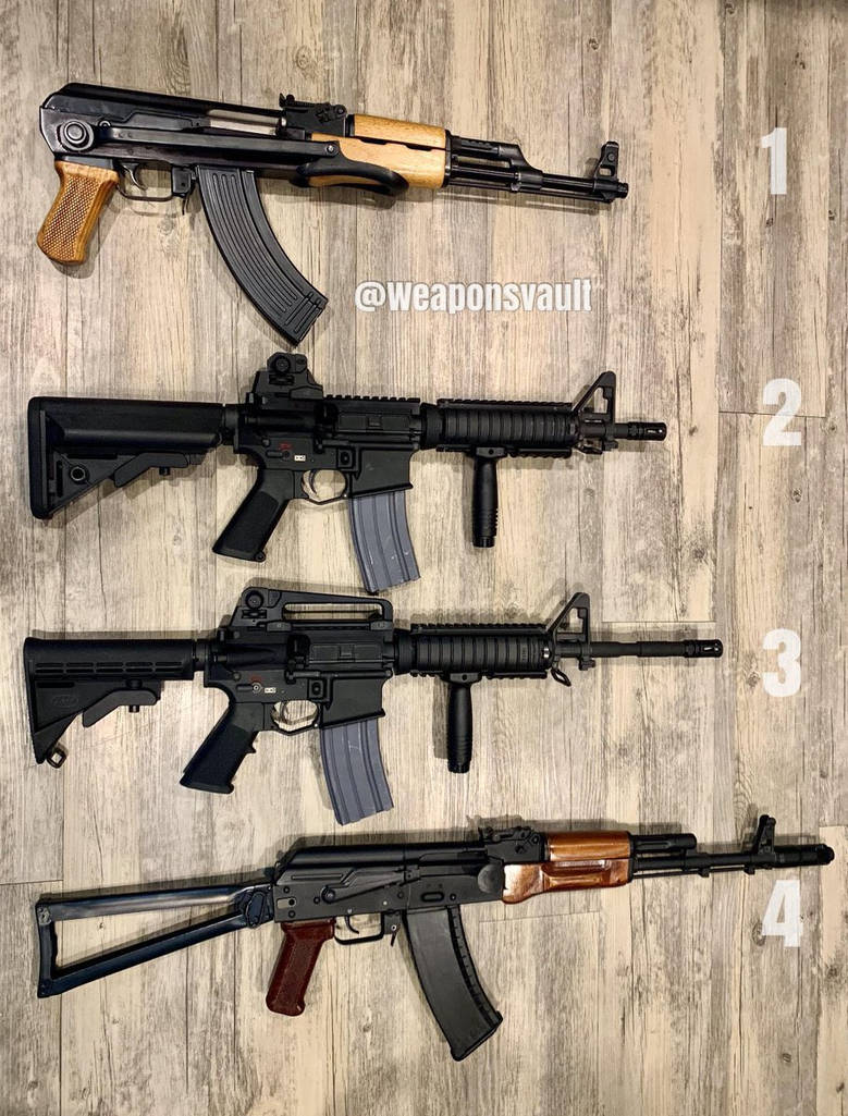 Which Assault Rifle Would You Take? by BenjiRivera1991 on DeviantArt