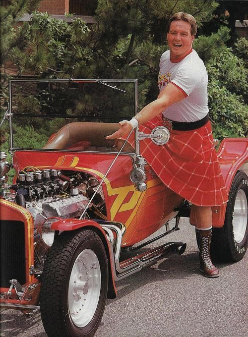 Hot Rod Roddy Piper With Red/Yellow Hot Rod by BenjiRivera1991 on ...
