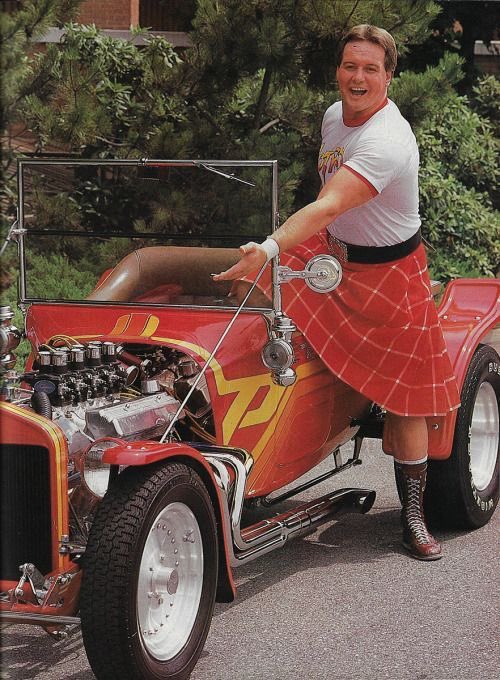Hot Rod Roddy Piper With Red/Yellow Hot Rod by BenjiRivera1991 on ...