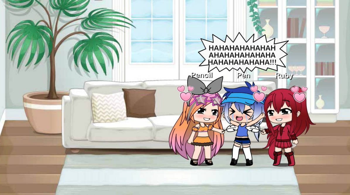 Pencil and Ruby Tickling Pen(Letting out Laughter) by ...