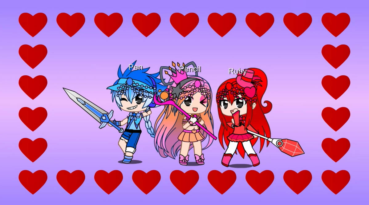 Pen, Pencil and Ruby(Rainbow Power Forms) by princessugarpie101 on ...