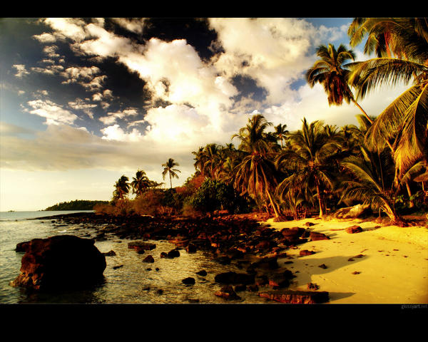 Beach Sunset Wallpaper