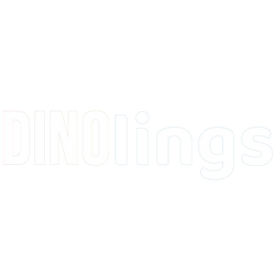 Dinolings Text White