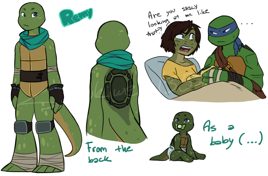 TMNT: Remy Gordon-Hamato (RE-DESIGN) by Suzukiwee1357