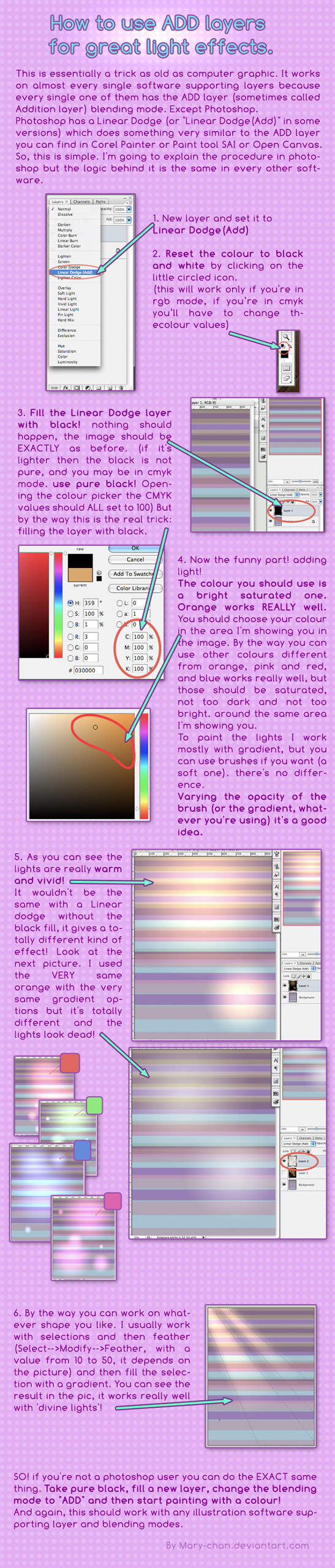 Lights with ADD layer tutorial