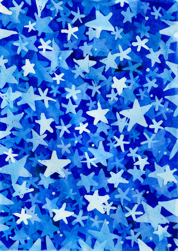 Watercolor texture - stars by martinacecilia on DeviantArt