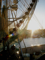 The fishing boat rainbow