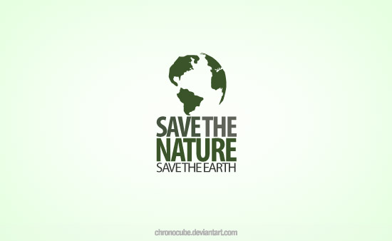 Save The Nature Logo Design by chronocube