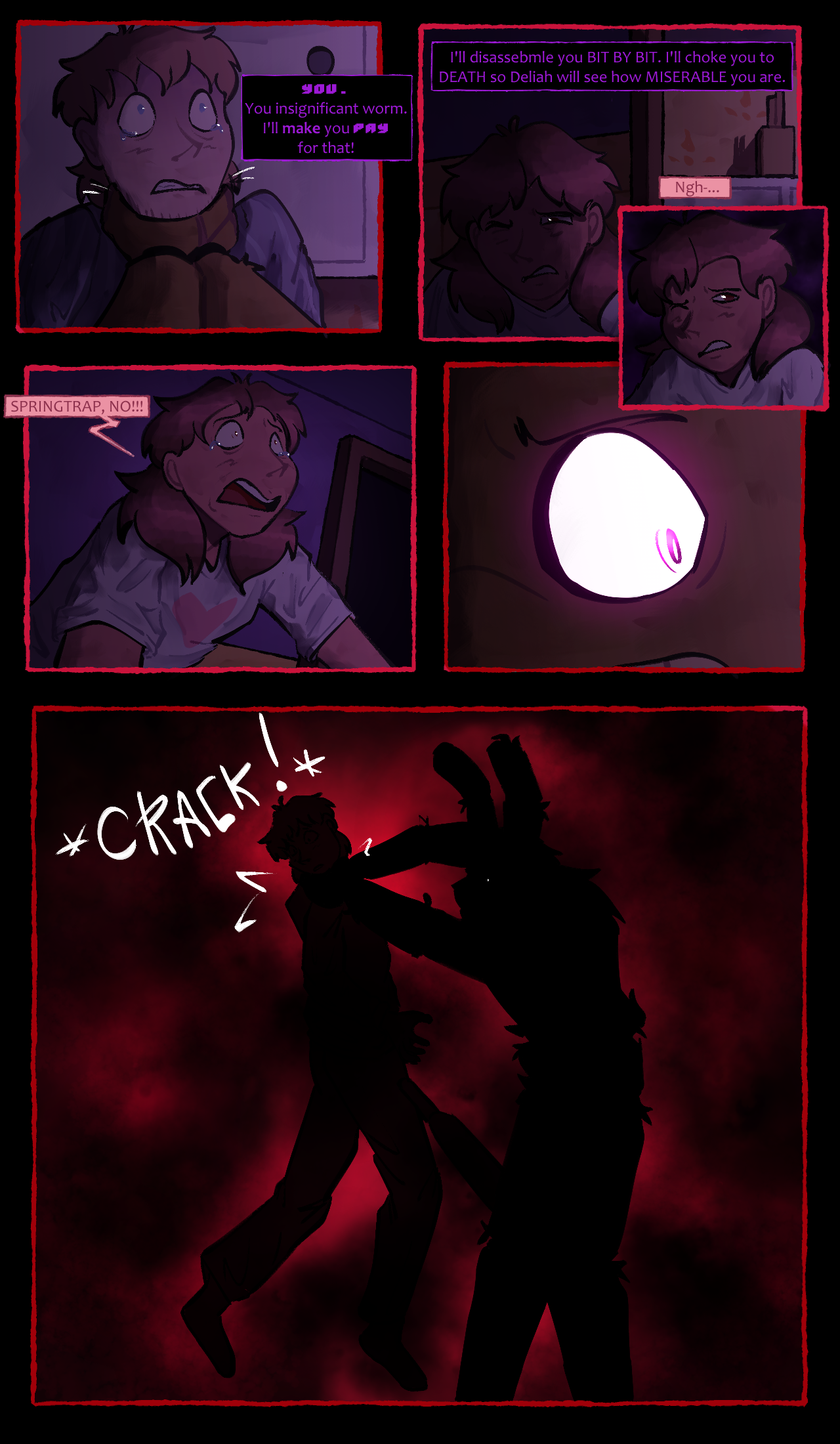 Springtrap Comic Springtrap and Deliah The Dark Ending PAGE 193 by Mordecaiopp on DeviantArt
